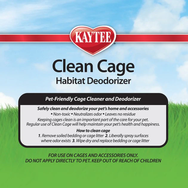 Kaytee Clean Cage Small Animal Habitat Deodorizer Spray - Image 7