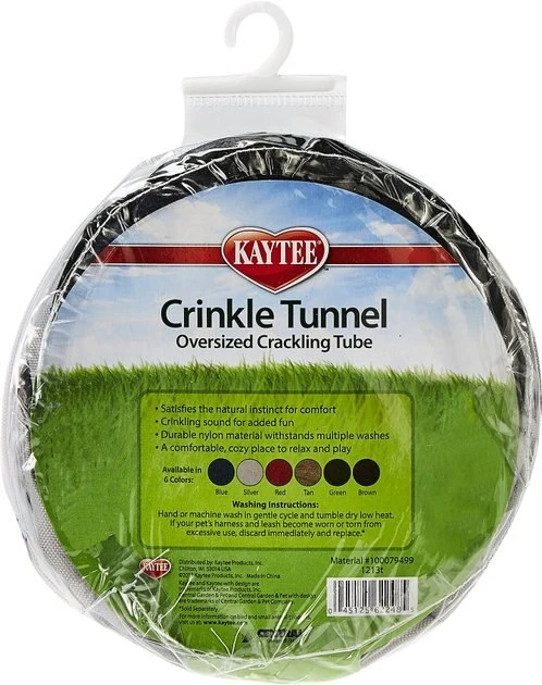 Kaytee Crinkle Tunnel Oversized Crackling Tube Small Animal Toy - Image 3