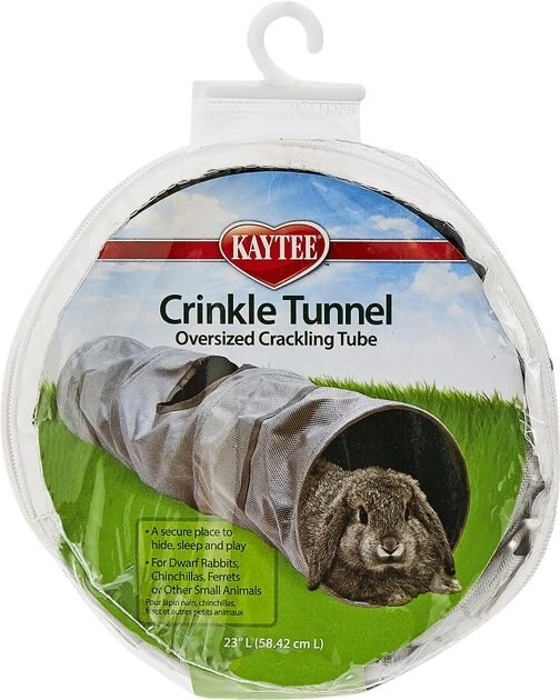 Kaytee Crinkle Tunnel Oversized Crackling Tube Small Animal Toy - Image 4