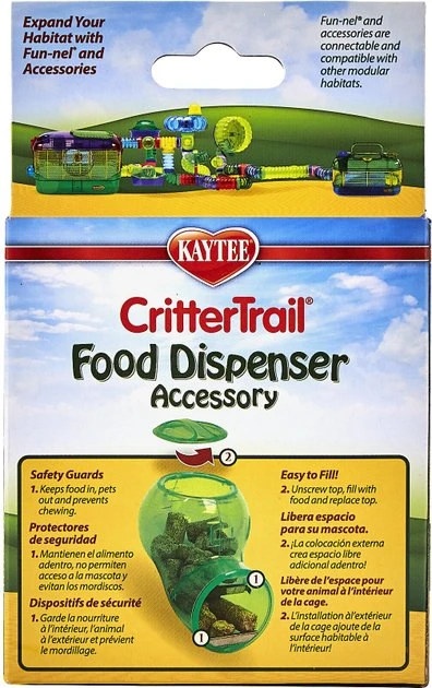 Kaytee CritterTrail Food Dispenser Small Animal Accessory - Image 2