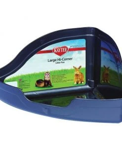 Kaytee Hi-Corner Litter Pan for Small Animals
