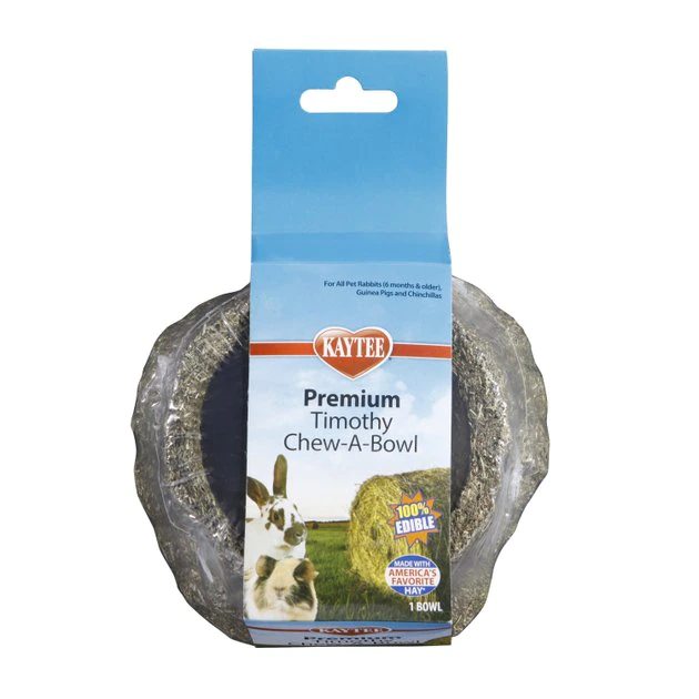 Kaytee Premium Timothy Chew-A-Bowl Small Animal Treats