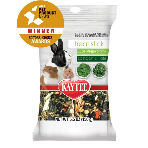 Kaytee Treat Stick with Superfoods Spinach & Kale Flavor Small Animal Treats, 5.5-oz bag - Image 2