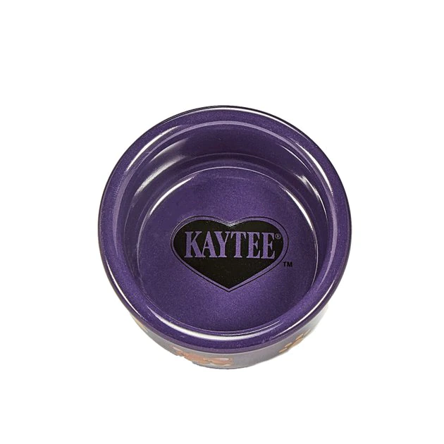 Kaytee Paw Print Hamster Food Bowl, Color Varies - Image 2