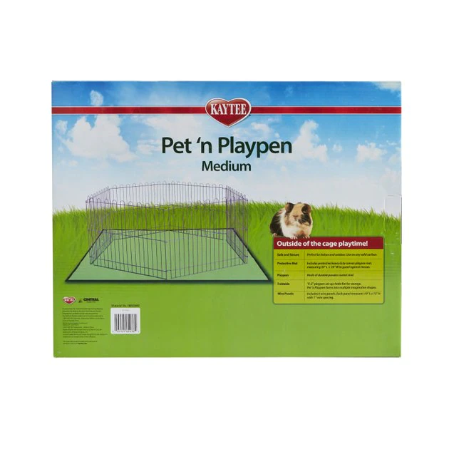 Kaytee Pet 'n Playpen Small Pet Pen, Medium - Image 3