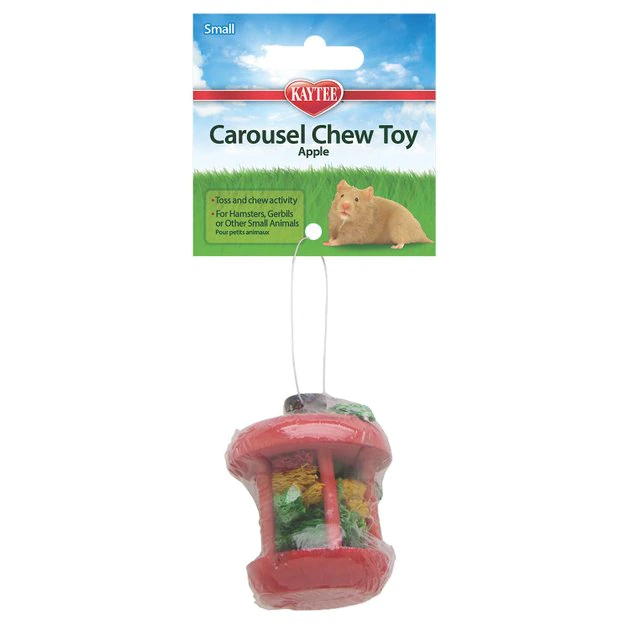 Kaytee Carousel Chew Apple Small Pet Toy, Small