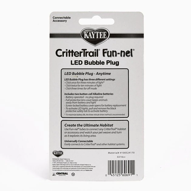 Kaytee CritterTrail LED Bubble Plug Small Pet Habitat Light - Image 2