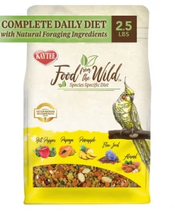 Kaytee Food from the Wild Cockatiel Bird Food, 2.5-lb bag