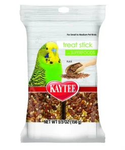 Kaytee Avian Superfood Treat Stick Flax Bird Treat, 5.5-oz bag