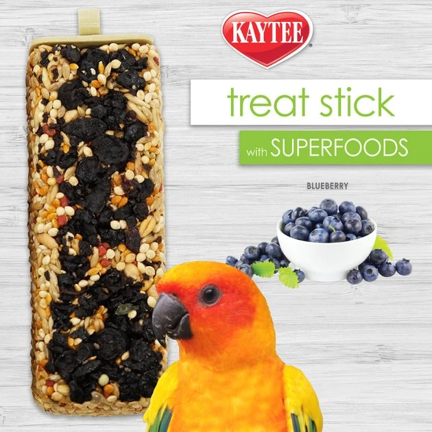 Kaytee Avian Superfood Treat Stick Blueberry Bird Treat, 5.5-oz bag - Image 3