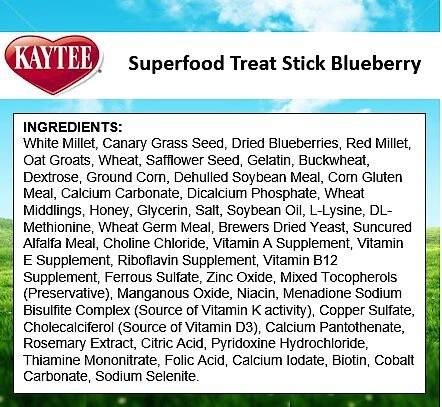 Kaytee Avian Superfood Treat Stick Blueberry Bird Treat, 5.5-oz bag - Image 9