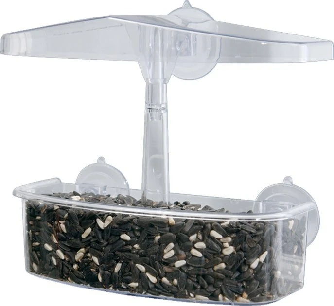 Droll Yankees||Kaytee Droll Yankees Observer Window Bird Feeder, 7-in & Kaytee Basic Blend Wild Bird Food, 20-lb bag - Image 2