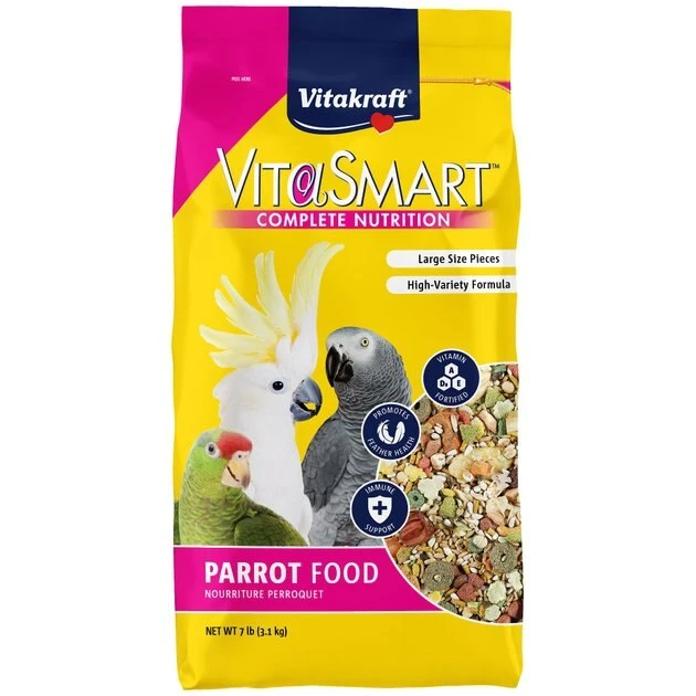 Kaytee||Vitakraft Kaytee Natural Spray Millet Bird Treats, 12 count & Vitakraft VitaSmart Complete Nutrition Parrot Food, 7-lb bag - Image 3