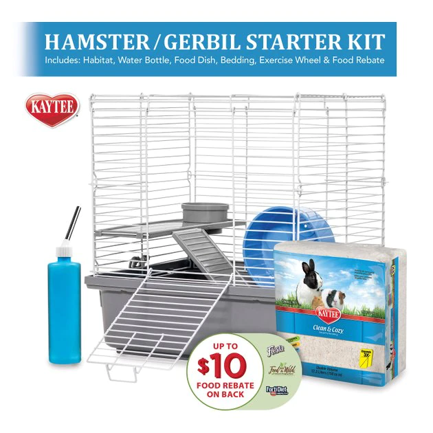 Kaytee My First Home Hamster & Gerbil Starter Kit - Image 4