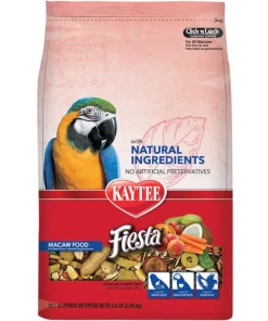 Kaytee Fiesta Natural Ingredients Macaw Bird Food, 4.5-lb bag