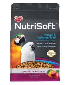 Kaytee NutriSoft Macaw & Cockatoo Bird Food, 3-lbs