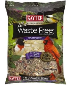 Kaytee Ultra Waste Free Nut & Raisin Blend Wild Bird Food, 5-lb bag