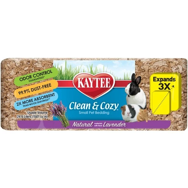 Kaytee Clean & Cozy Lavender Natural Small Pet Bedding, 24.6-litters - Image 3