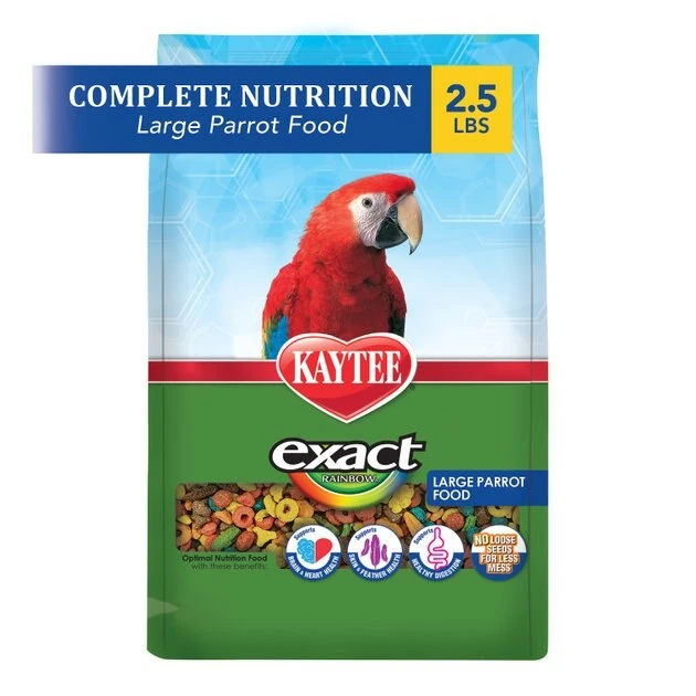 Kaytee Exact Rainbow Large Parrot Bird Food - Image 2