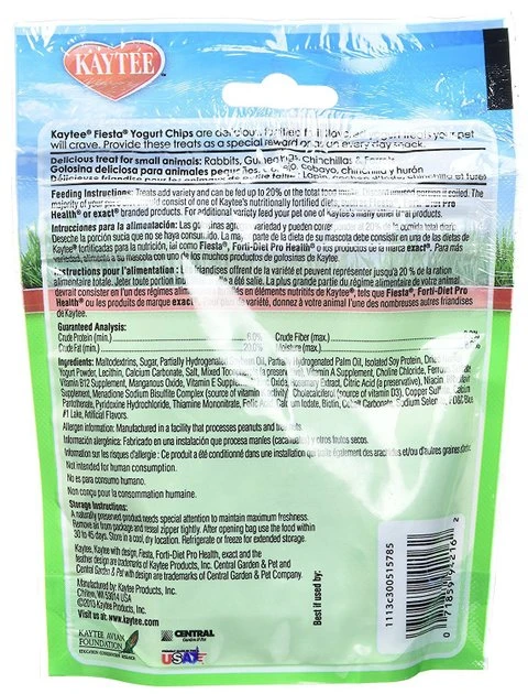 Kaytee Yo Chips Mixed Berry Rabbit & Guinea Pig Treats - Image 2