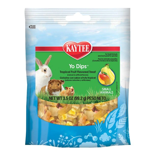Kaytee Fiesta Blueberry & Banana Flavored Tropical Fruit & Yogurt Small Animal Treats