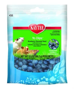 Kaytee Fiesta Blueberry Flavored Yogurt Dipped Hamster, Gerbil, Rat & Mouse Treats