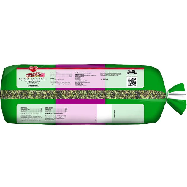 Kaytee Timothy Hay Plus Cranberries Small Animal Treat - Image 2