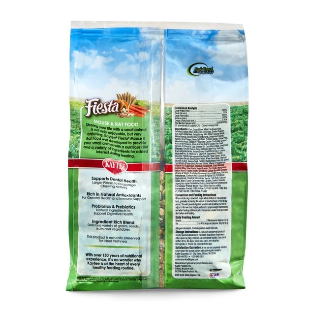 Kaytee Fiesta Gourmet Variety Diet Mouse & Rat Food - Image 2