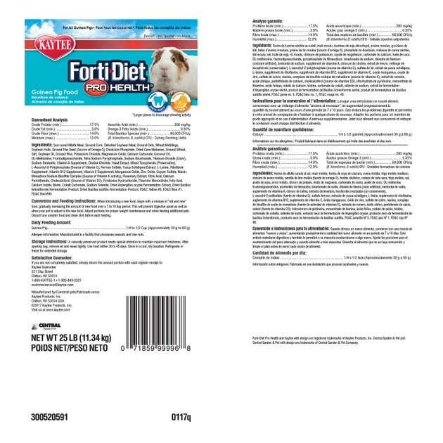 Kaytee Forti-Diet Pro Health Guinea Pig Food - Image 2