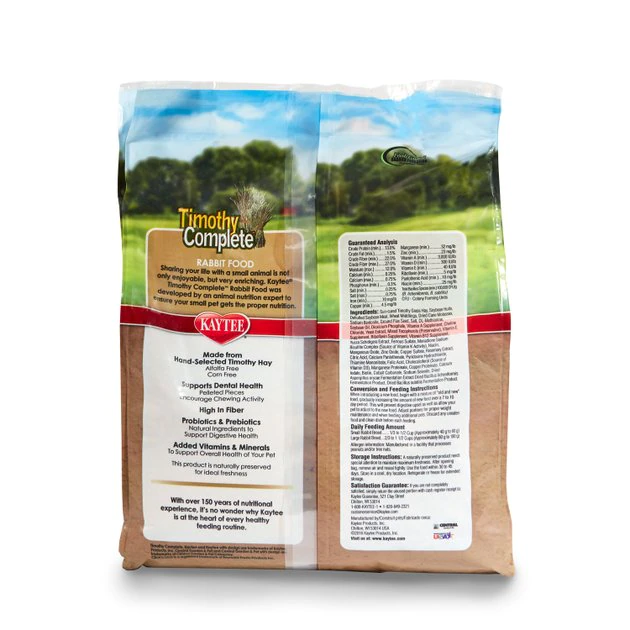 Kaytee Timothy Complete Rabbit Food - Image 3